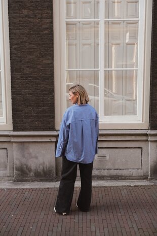 Margaux Lonnberg Holly nave stripes blouse 