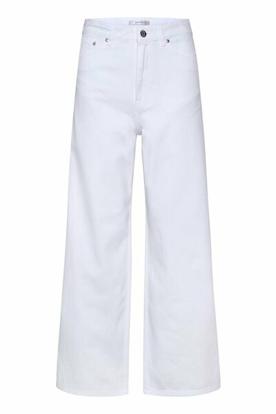 Gestuz Elma wide jeans white
