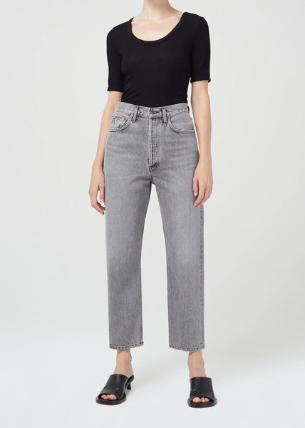 Agolde 90's Cropped Mid Rise Loose Fit