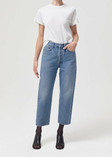 Agolde 90's Crop Mid Rise Straight
