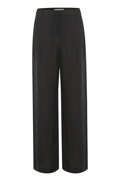 Gestuz Paula wide pants black linen