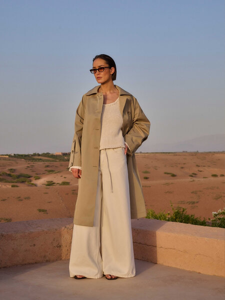 Club L&#039; avenir Magnolia trenchcoat