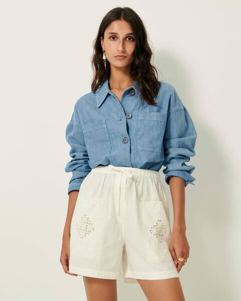 Sessun hyogoni embroidery short 