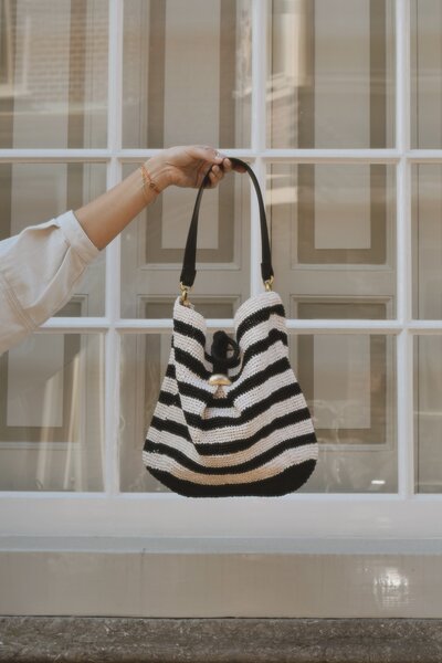 Sessun  talaa Raffia tote bag