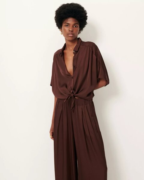 Sessun alfasa tied blouse