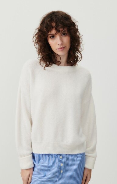 American Vintage Vitow pull blanc
