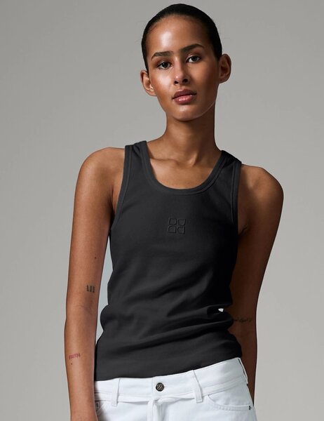 DAY Camilio classic rib tank top - black