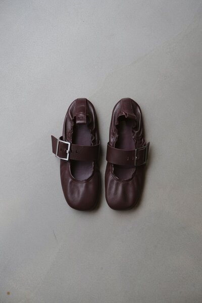 Alohas Sarea ballet flats - Burgundy