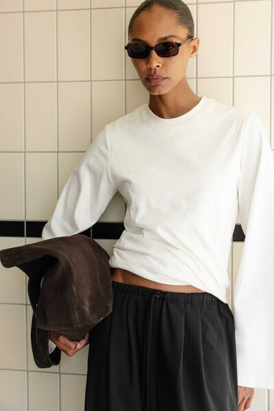 Club L'avenir Rumya'CL long sleeve - off white