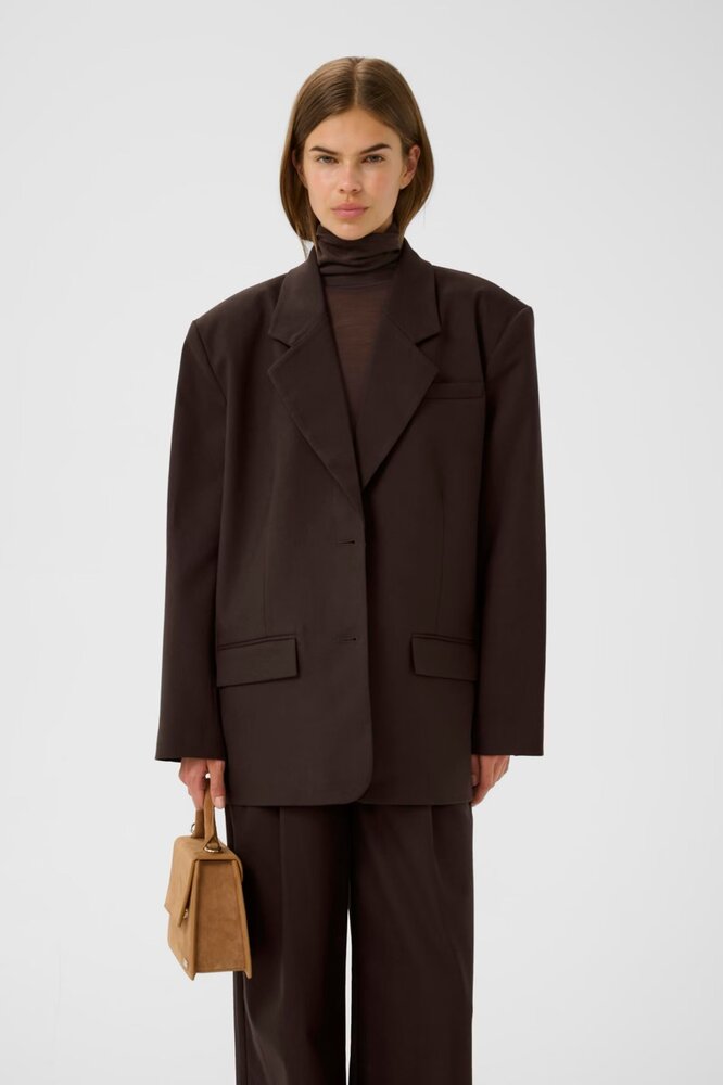 Gestuz Paula oversized blazer - mole