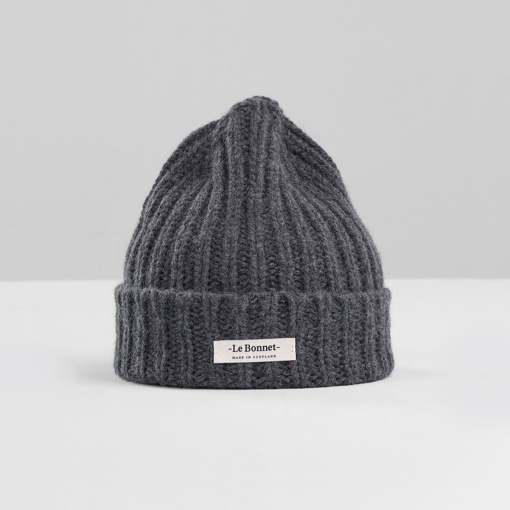 Le Bonnet logo beanie - graphite