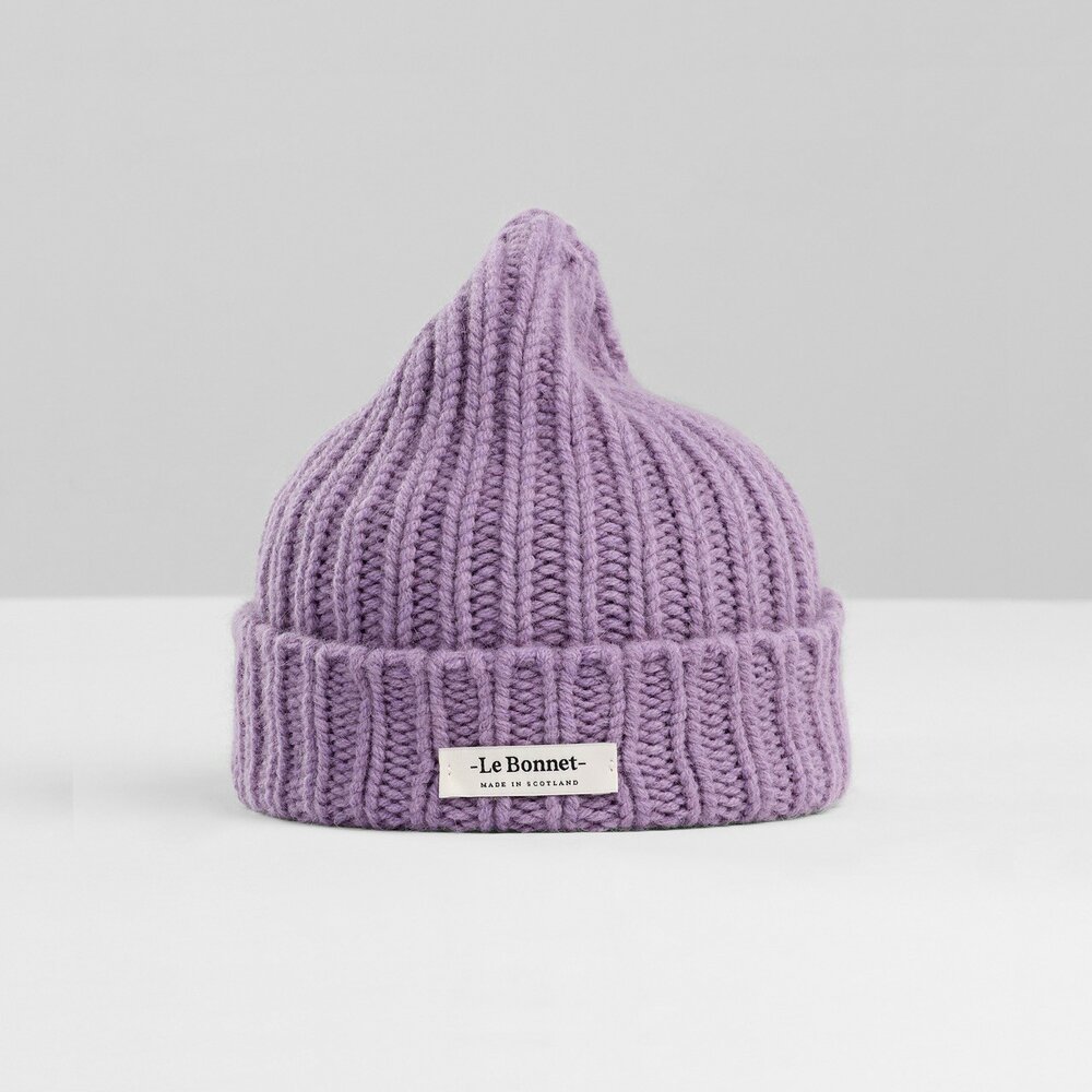 Le Bonnet logo beanie - lavender