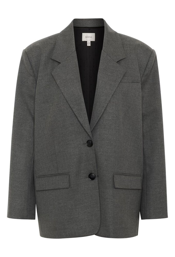 Gestuz Paula oversized blazer - grey melange