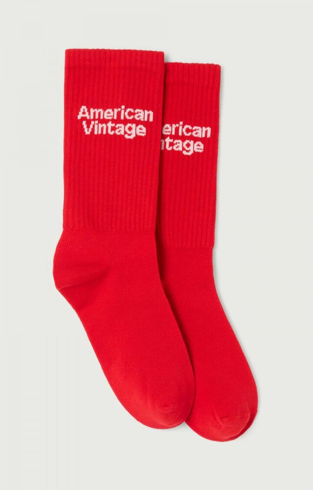 American Vintage Cly sock - Red