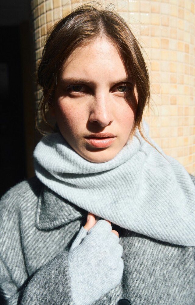 American Vintage Sjaal Rax - heather grey