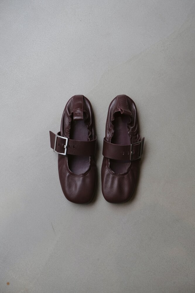 Alohas Sarea ballet flats - Burgundy